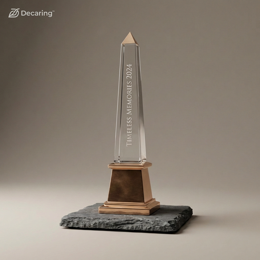 Timeless Memories Crystal Obelisk Trophy