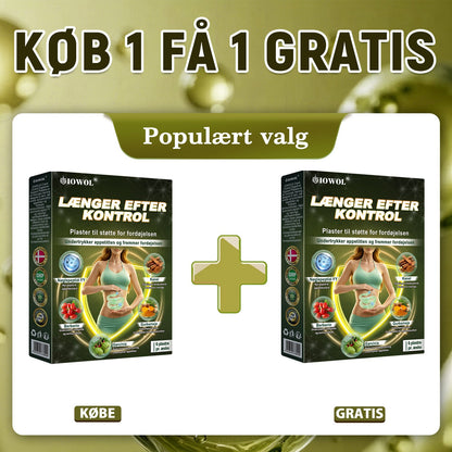 IOWOL® APPETITKONTROLPLASTER! INGEN PILLER & INGEN SULT & INGEN KAMP & 100% RESULTATER.