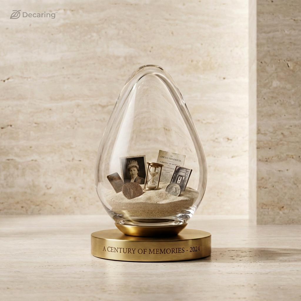 Century Memory Crystal Time Capsule