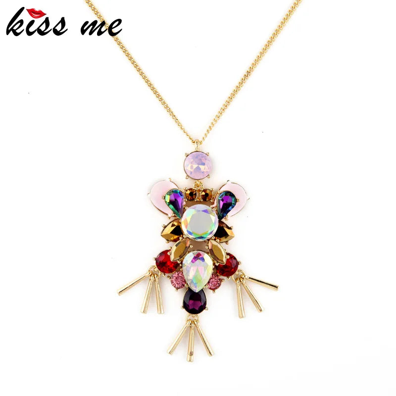 kissme Fashion Jewelry Wholesale Bohemia Pendant Necklace For Women Vintage Punk Statement Necklace Big Discount Clearance Sale
