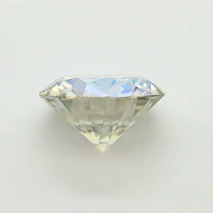 Moissanite Stone AB Colour Gemstone Round Cut  Lab Created Diamond Advanced Jewelry Making Materials with Certificate